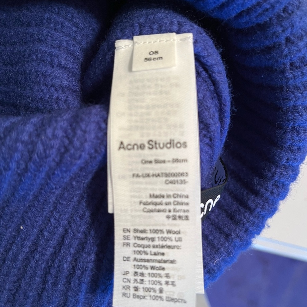 Authentic Acne Studios Wool Beanie Like New - Picture 4 of 4